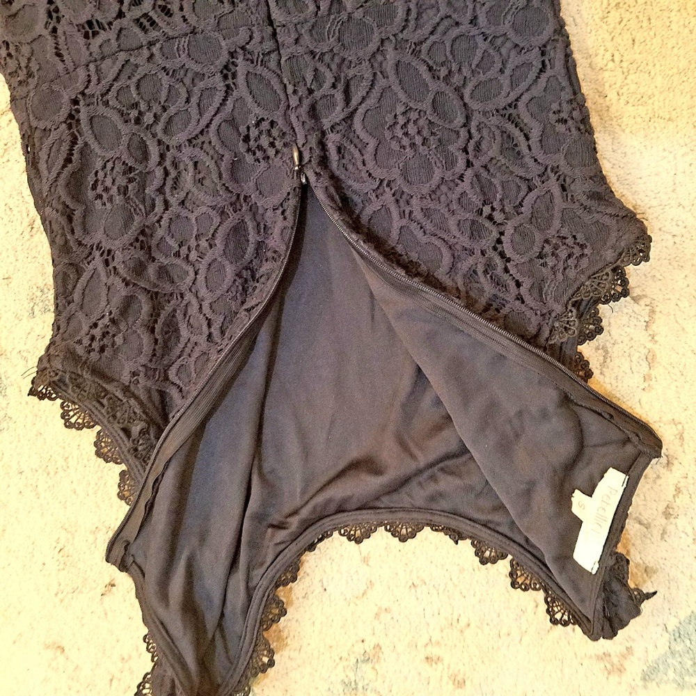 Navy lace dress, fully lines - Picture 2 of 3